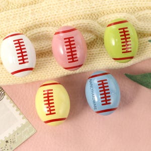 Rugby Dresser knobs,American football cabinet knobs,Custom Engraved Ceramic Football Basketball pulls,Nursery children room handles