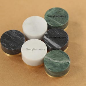 Marble knobs and Pulls/brass Drawer Knobs/Custom Engraved Cabinet Pulls/Wardrobe Pull/cafes restaurant  handles/White marble kitchen knobs