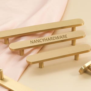 Modern Brass Drawer Knobs pulls/kitchen handles/Custom Engraved Cabinet Pulls/brass Wardrobe handles/Furniture hardware/Solid drawer handles