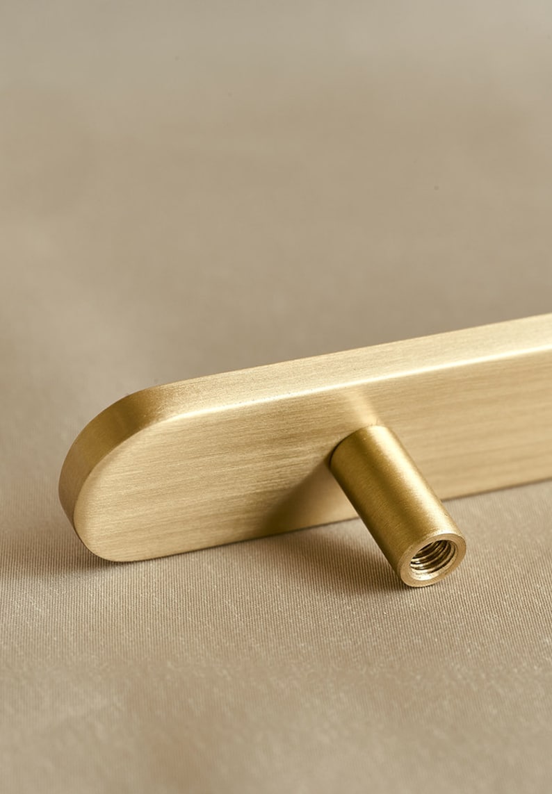 Modern Brass Drawer Knobs Pulls/kitchen Pull Handles/cabinet - Etsy