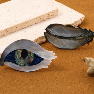 Eye Feather abalone shell knobs/Nature shell Drawer pull/Custom Engraved Cabinet handles/Wardrobe Pulls/Nursery bedroom decorative Knobs image 4