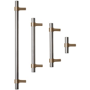 Stainless Steel Brass Pulls/ Drawer Knobs/Cabinet Pulls/Wardrobe Pull/ home Knob Concise Style Furniture Hardware image 10