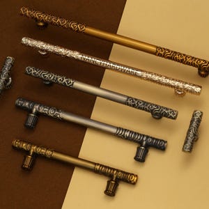 Luxury Auspicious Cloud  Knobs and Pulls/Luxury Bump Texture Drawer Handles/Custom Engraved Cabinet Pulls/Wardrobe Pulls/Kitchen Knobs