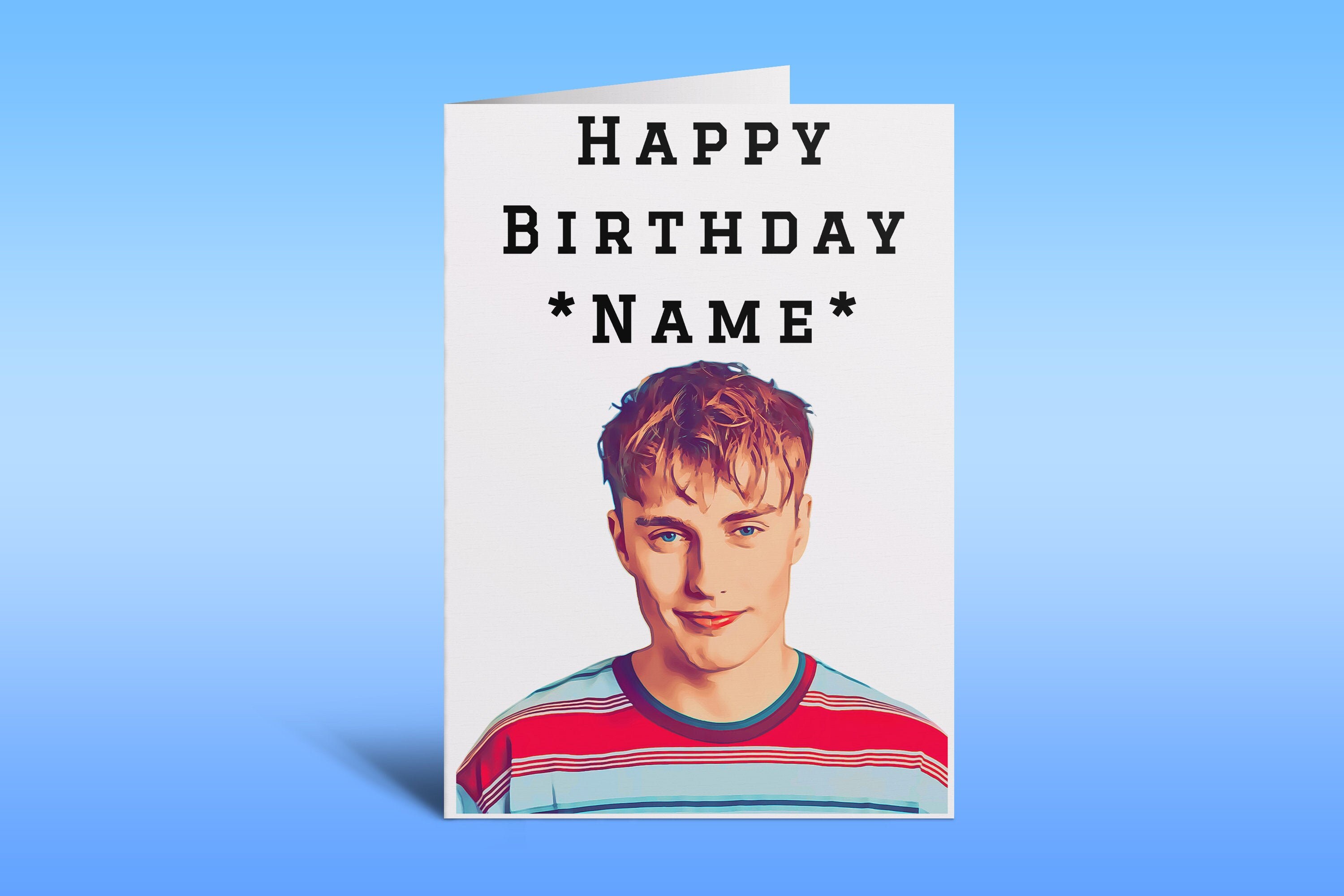 Sam Fender Personalised Birthday Card Sam Fender Greeting | Etsy