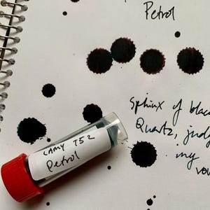 Lamy Petrol 3 ml vulpeninktmonster - donkere blauwgroeninkt - kantoorinkt voor de winter afbeelding 1