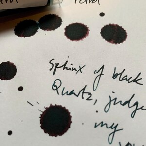 Lamy Petrol 3 ml vulpeninktmonster - donkere blauwgroeninkt - kantoorinkt voor de winter afbeelding 3