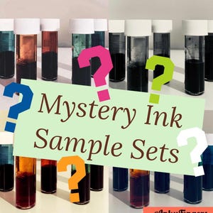 Mystery Fountain Pen Ink Sample Sets (5x3ml)