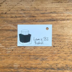 Lamy Petrol 3 ml vulpeninktmonster - donkere blauwgroeninkt - kantoorinkt voor de winter afbeelding 2