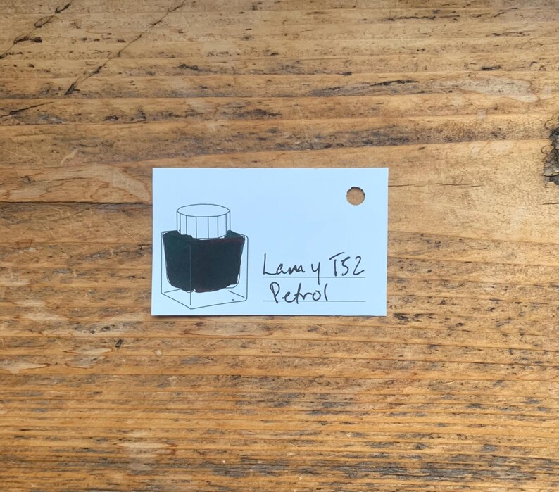 Lamy Petrol 3 ml vulpeninktmonster - donkere blauwgroeninkt - kantoorinkt voor de winter afbeelding 2
