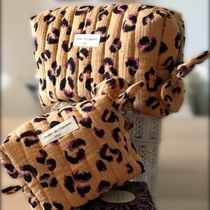 Trousse toilette/trousse beauté/trousse matelassée/trousse maquillage/trousse voyage/