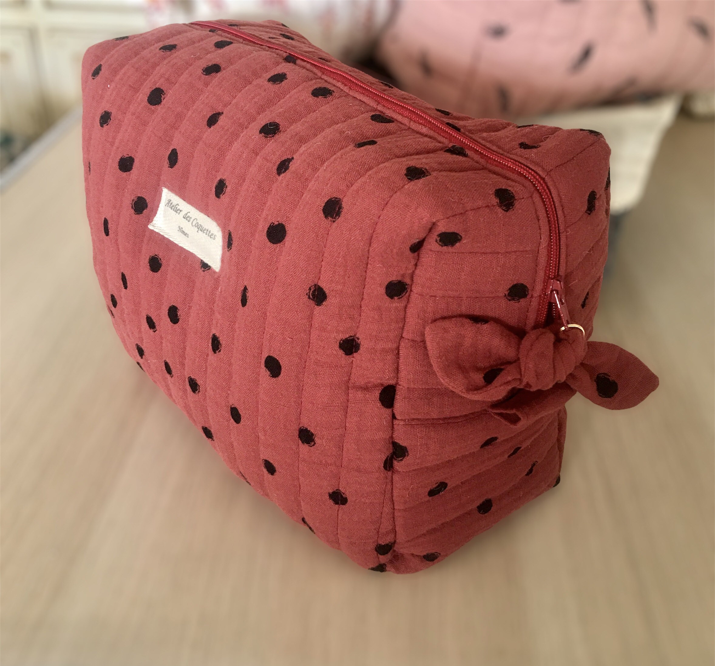 Trousse matelassée