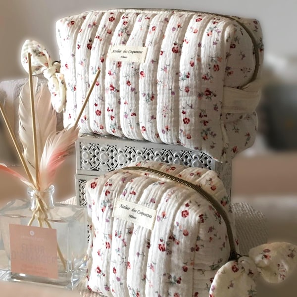 Toiletry bag/beauty bag/quilted bag/makeup bag/travel bag/