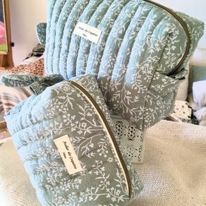 Trousse toilette/trousse beauté/trousse matelassée/trousse maquillage/trousse voyage/