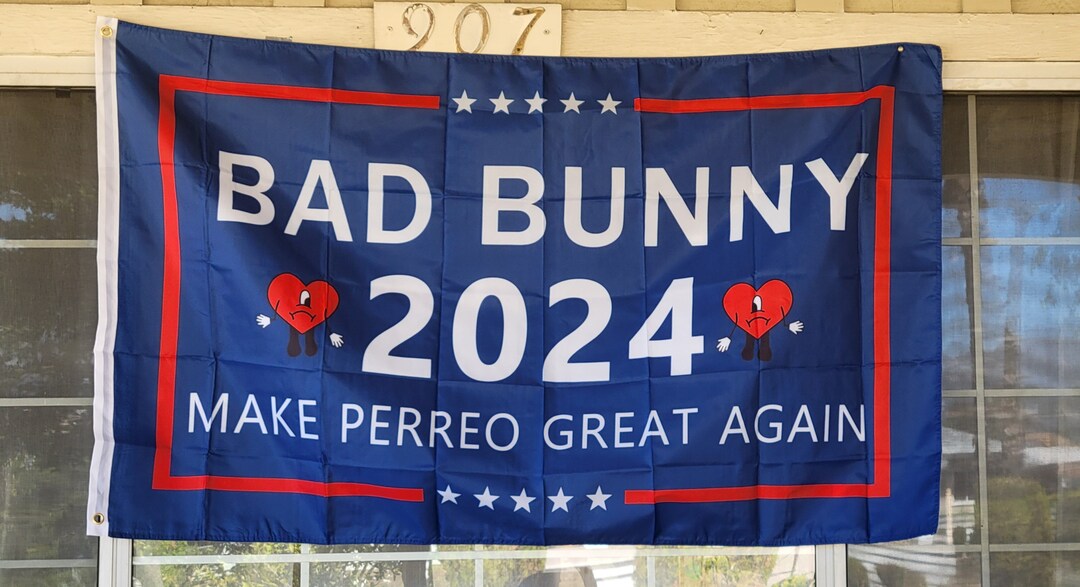 Bad Bunny Flag Bad Bunny 2024 Etsy