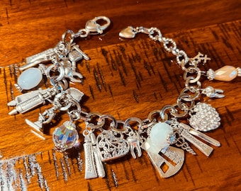 Dentist Jewelry, Free Tooth Earrings, Dental Jewelry, Dental Charm Bracelet, Gift for Dentist, Gift for Dental Hygienist or Assistant