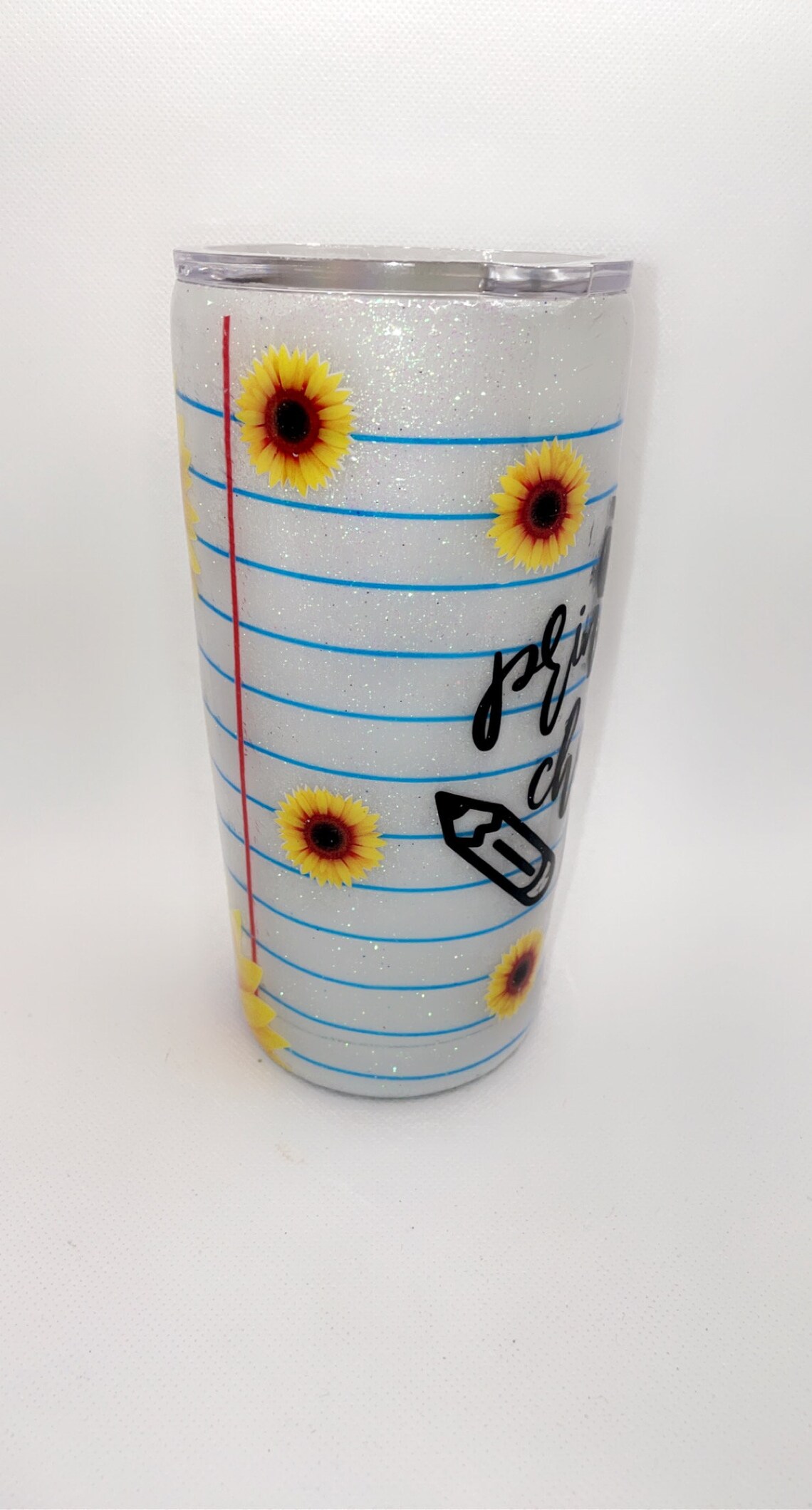 Notebook Paper Tumbler / Teacher Tumbler/ Principal Tumbler Etsy
