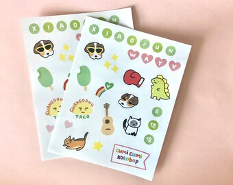 nct stickers etsy