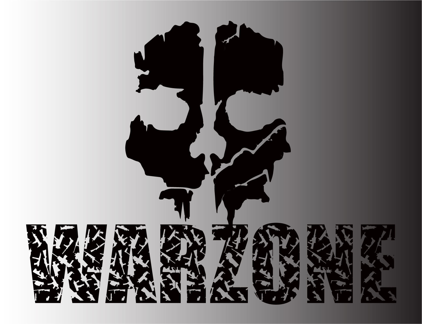 Warzone Call Of Duty Ghost COD Skull files for cricut call | Etsy