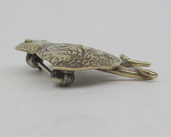 Brass chick pin , seems like a hand made / studio… - image 8