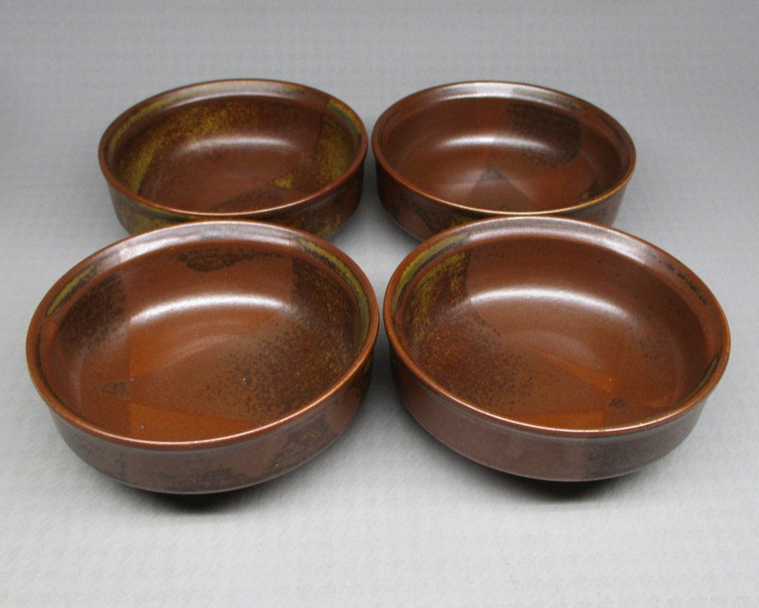 Iron Mountain Stoneware Set of Four Bowls Roan Mountain 1596 Etsy