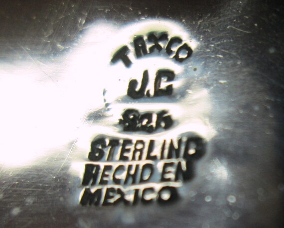 Taxco JC Jorge Castillo large cuff bracelet 925 S… - image 6