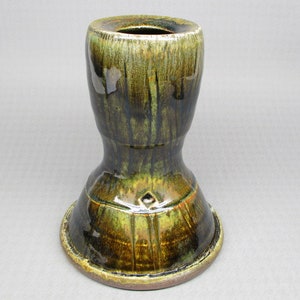 T ( Tim ) Sherman pottery vase , numbered 7470 and artist mark ,  square mark in the clay body , studio pottery (1166)