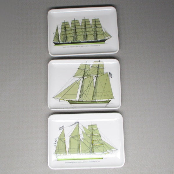 Mebel Made In Italy three melamine type trays rectangle shape , ships .