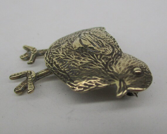 Brass chick pin , seems like a hand made / studio… - image 10