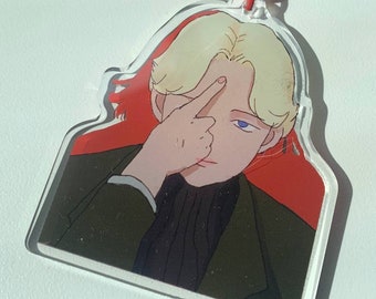 Tenma x Johan anime alternate sides keychain | Monster