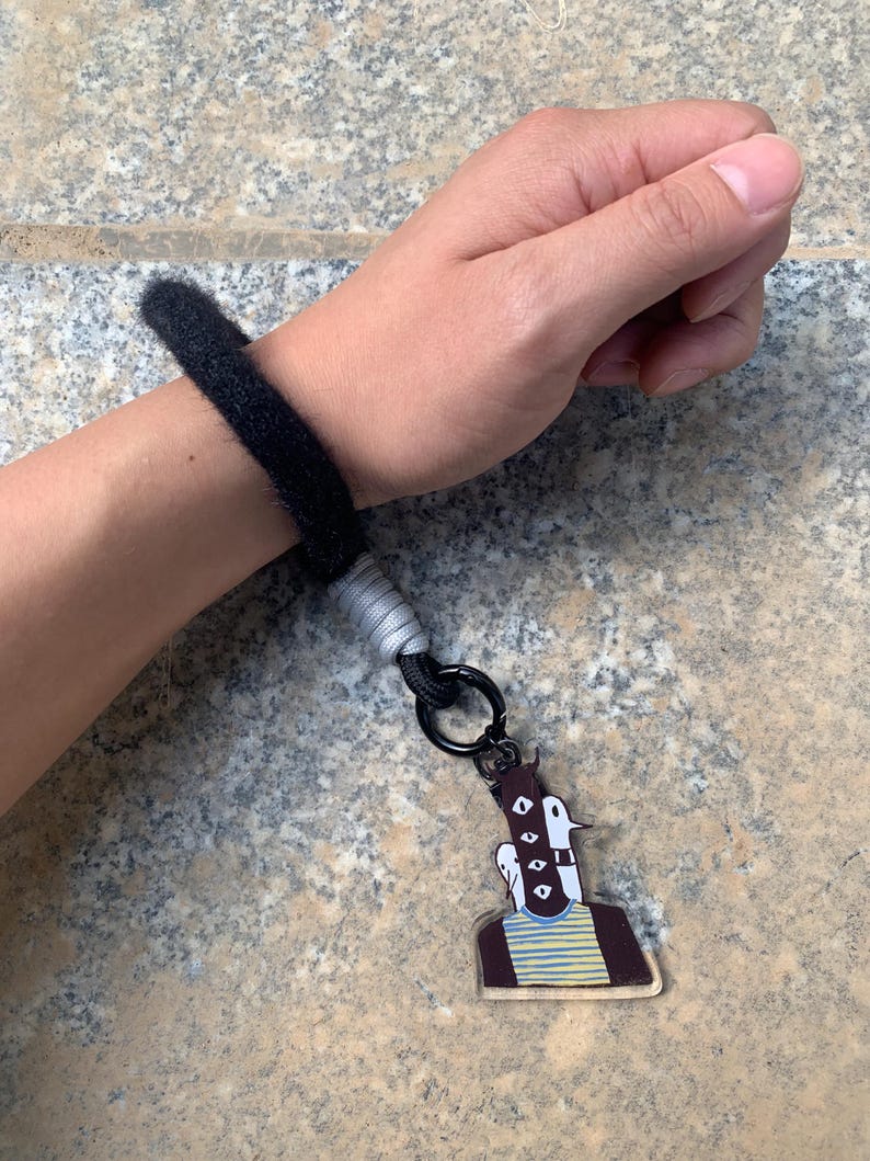 Porte-clés Bonne nuit calembour | Art Manga image 1