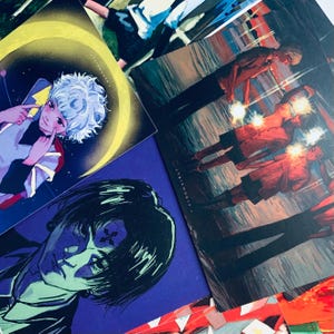 HXH Anime Postcards: Gon, Killua, Kurapika, Chrollo, Hisoka