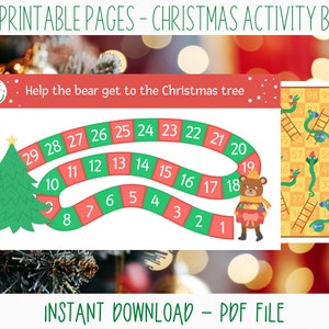 Christmas Activity Printable Workbook for Kids image 5