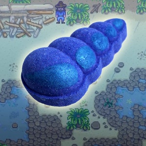 Mermaid's Pendant Stardew Valley Inspired Bath Bomb • Tropical Pineapple Papaya Scent