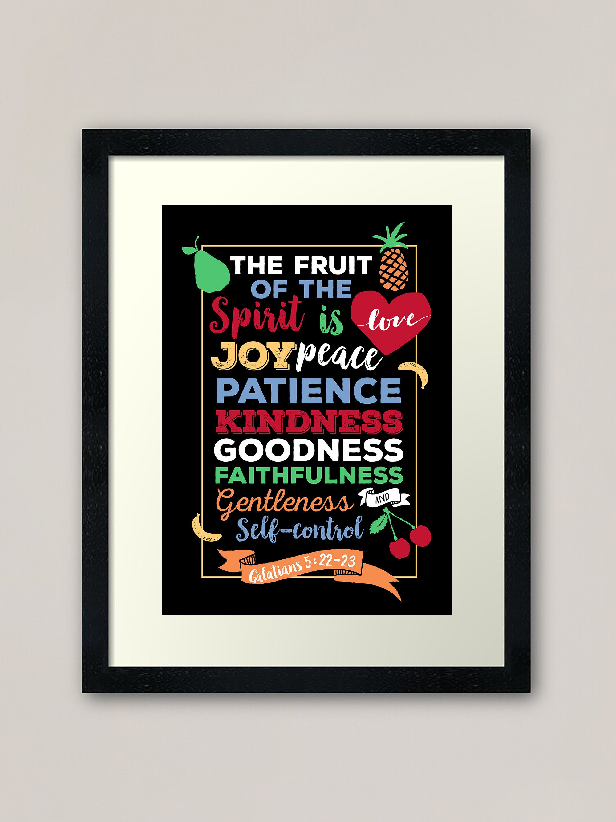 New Fruit Of The Spirit Wall Art Fruit Of The Spirit Gifts Bible My