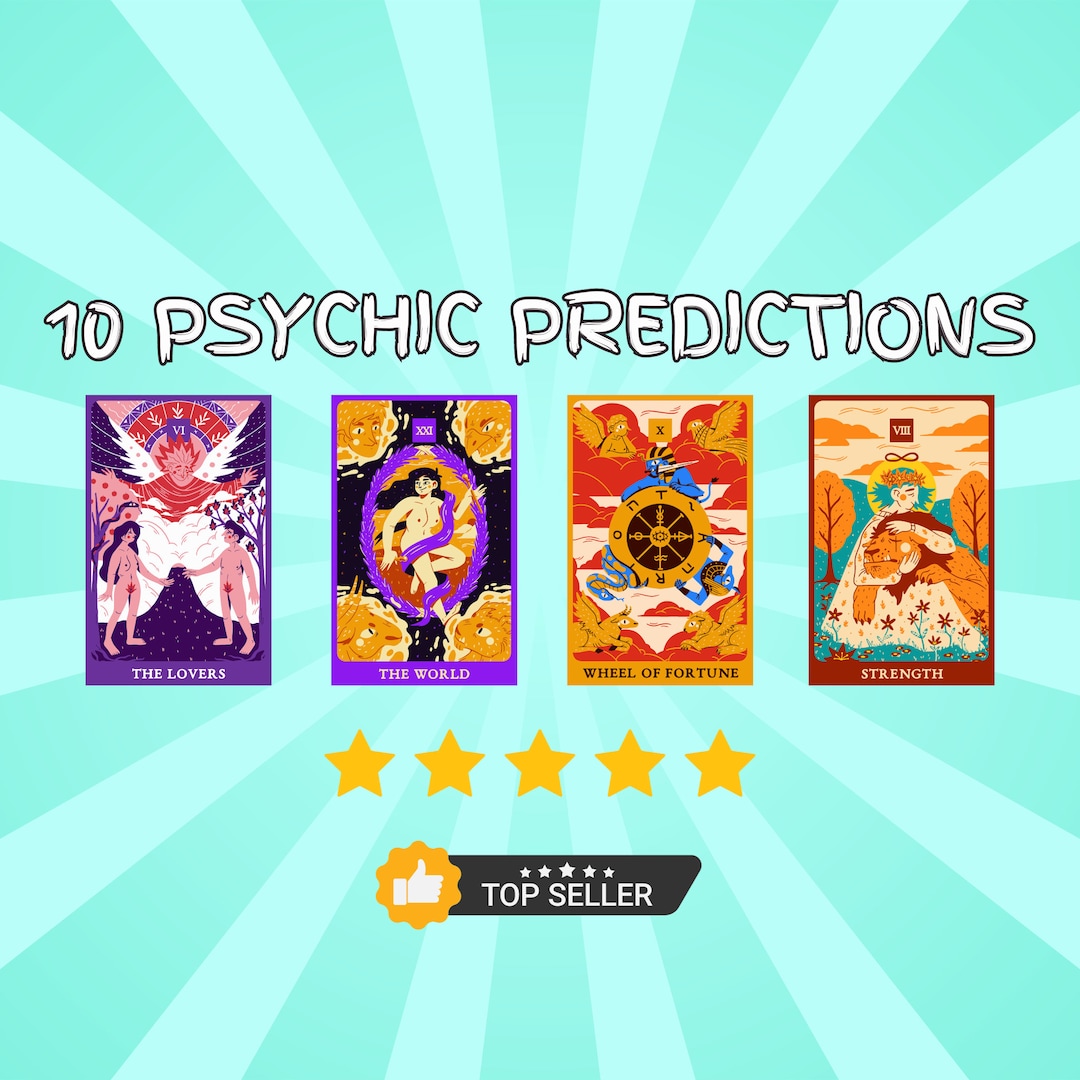 10 Future Psychic Predictions, Life Tarot Reading Etsy