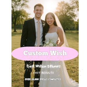 Custom Wish Spell, Personalised Spell, Good Luck, Etsy Witch, TikTok Spells Psychic