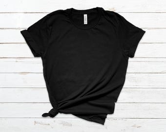 Blanco Bella+Canvas T-shirt | T-shirt uniseks jersey | Zacht, lichtgewicht groothandelshirt | Perfect voor doe-het-zelf-, tv-, sublimatie- en knutselprojecten