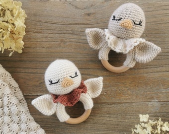 My nestling rattle - Crochet pattern PDF in english (US terms) French