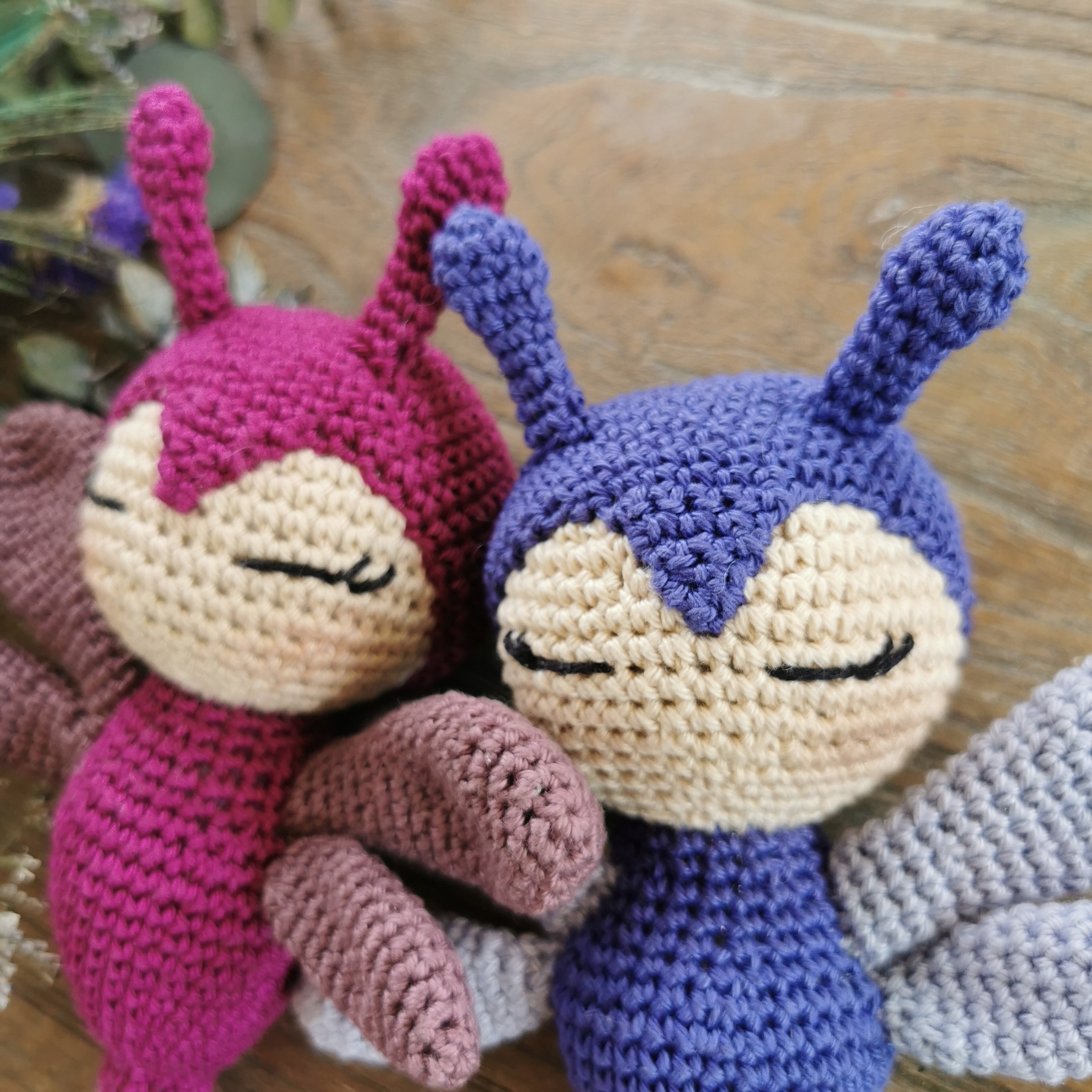 私の綱渡りトンボ - あみぐるみのかぎ針編みパターン PDF は