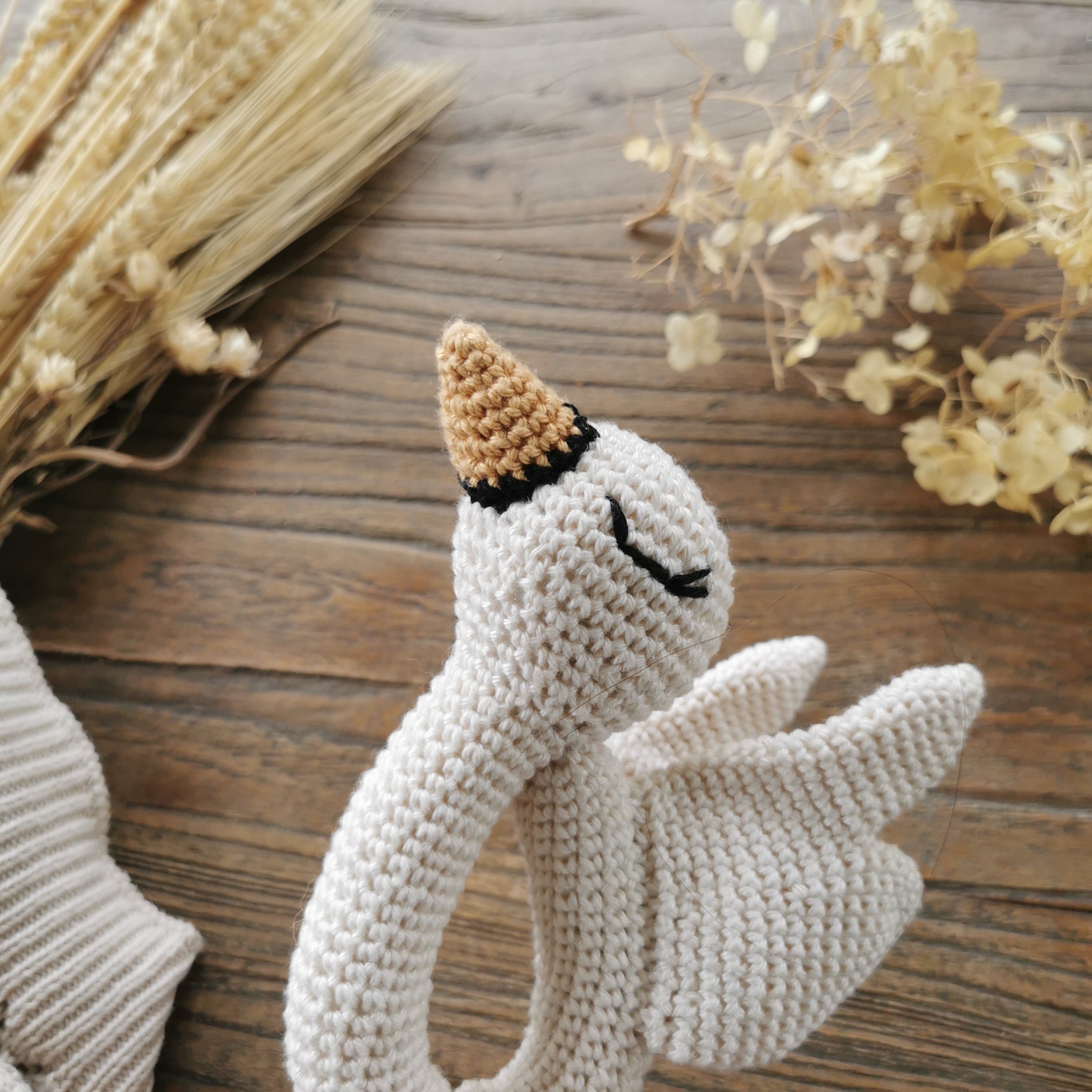 My Swan Rattle Bird Crochet Pattern PDF in English US | Etsy