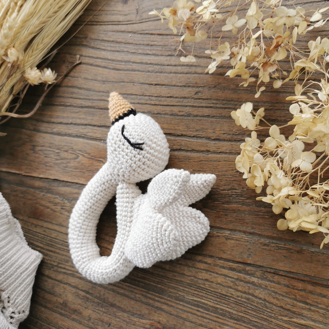My Swan Rattle Bird Crochet Pattern PDF in English US | Etsy