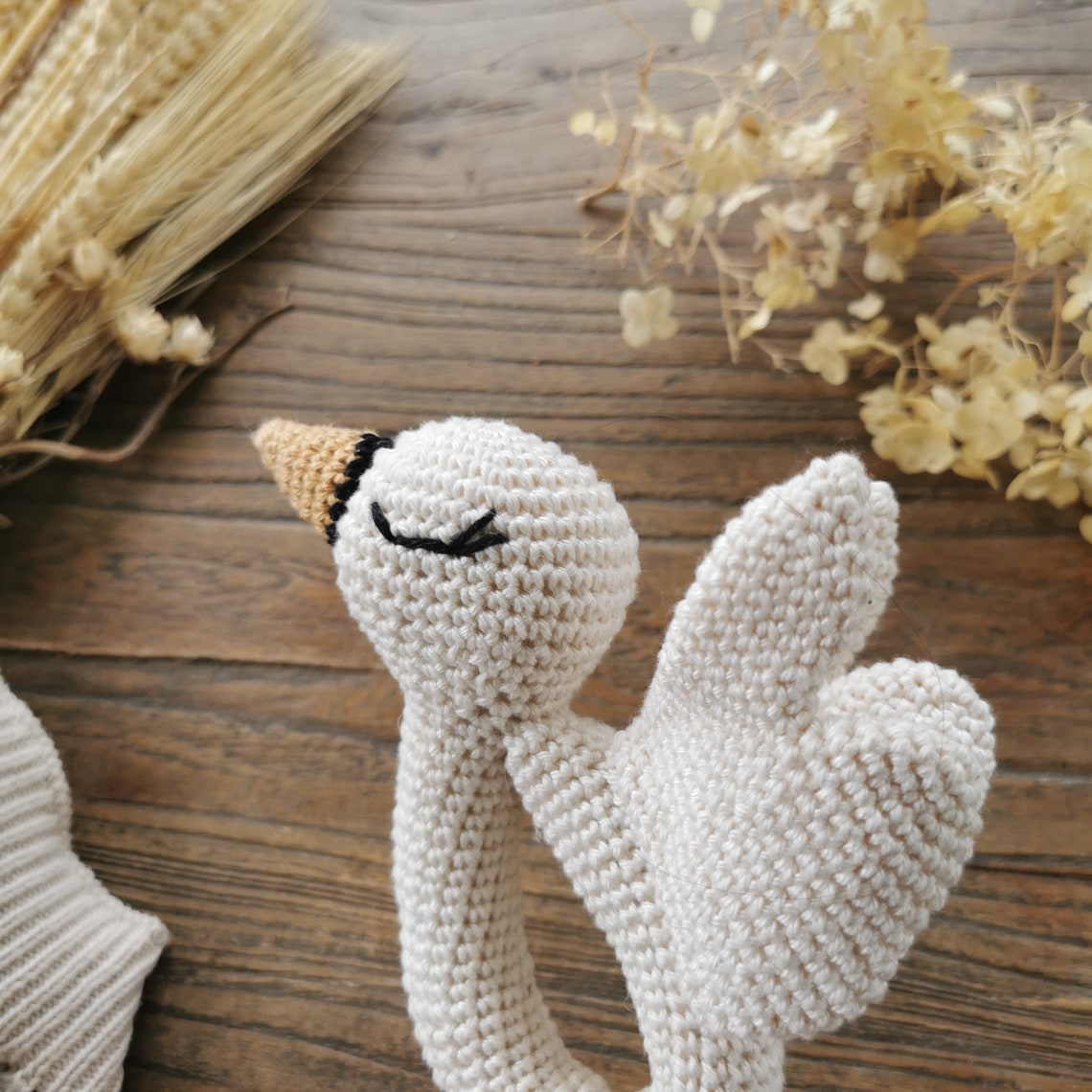 My Swan Rattle Bird Crochet Pattern PDF in English US | Etsy