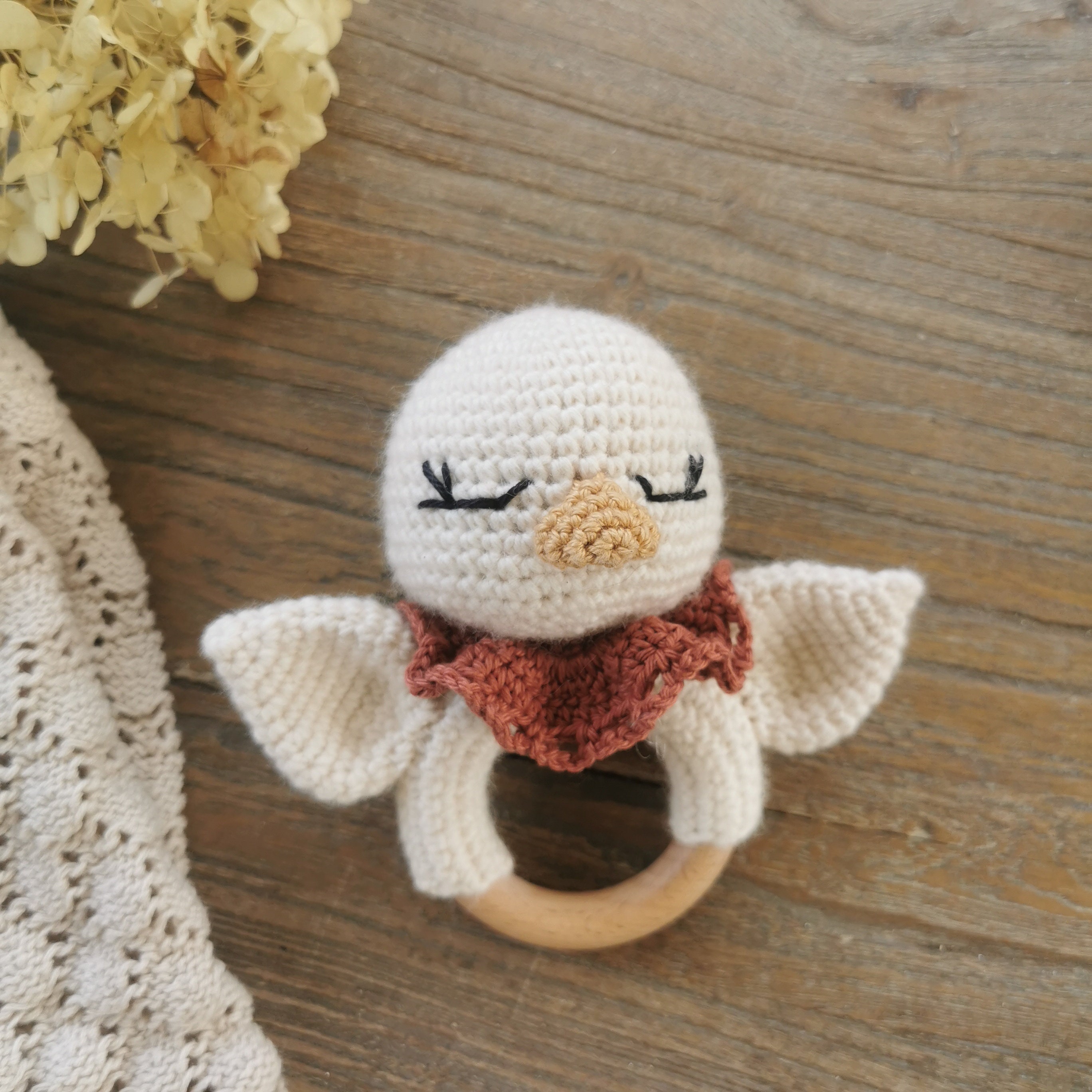 My Nestling Rattle Crochet Pattern PDF in English US Terms - Etsy