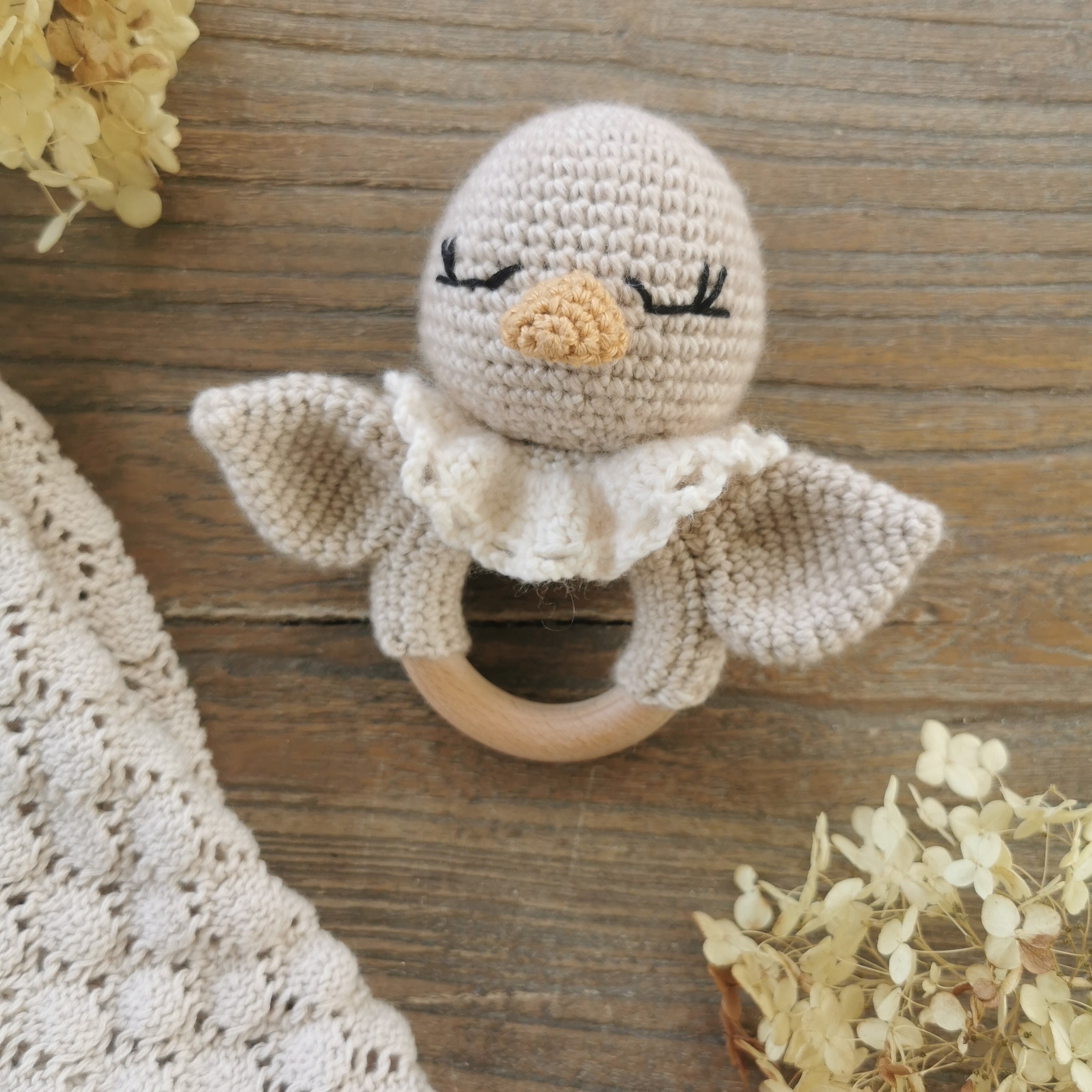 My Nestling Rattle Crochet Pattern PDF in English US Terms - Etsy