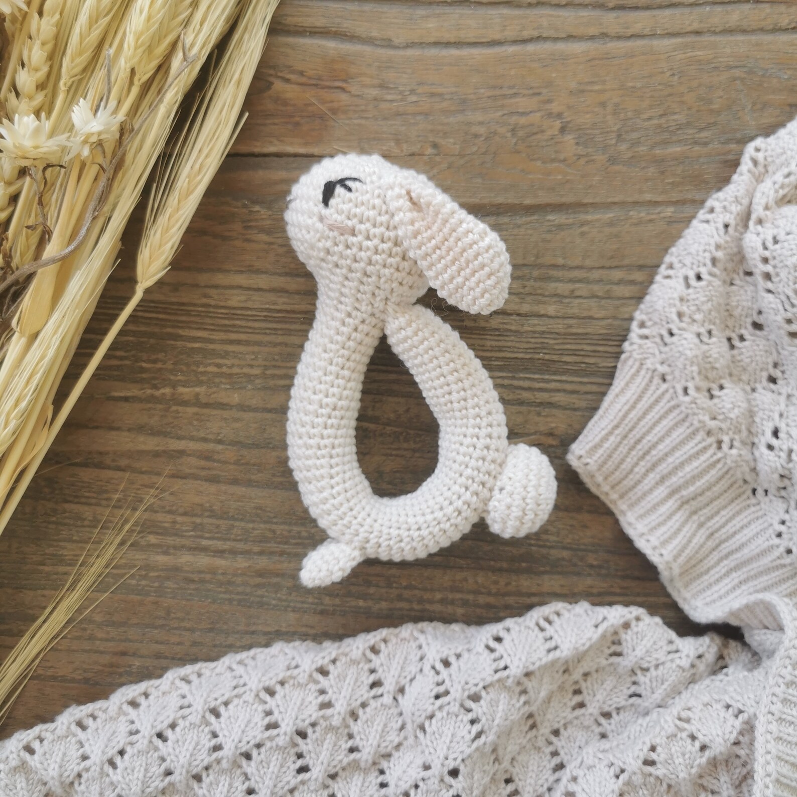 My Bunny Rattle - Crochet Pattern PDF in English (US Terms) French - Etsy