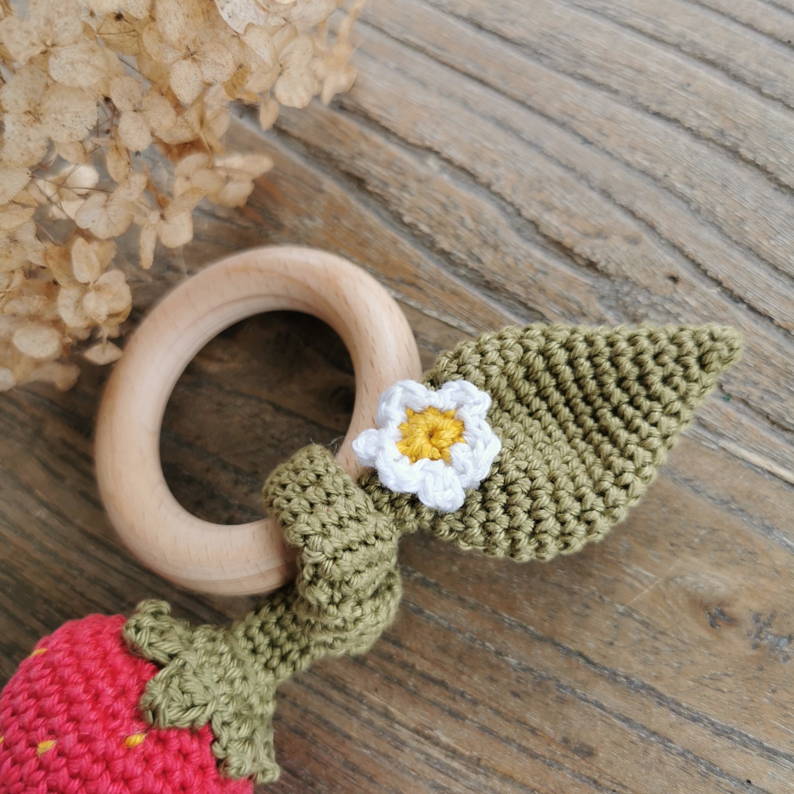 My Strawberry Rattle Crochet Pattern PDF in English US - Etsy