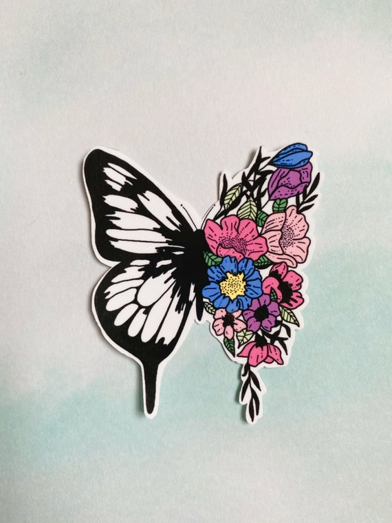 SM Butterfly Tattoo Waterproof Sticker - Etsy Israel SM Butterfly Tattoo Waterproof Sticker - Etsy Israel