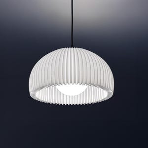 Minimalist Pendant Light Shade: 3D Printed Modern Lighting