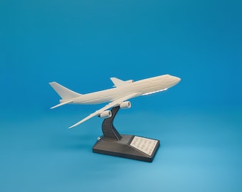 Lampe de bureau personnalisée modèle d'avion B747 - Décoration pour bureau à domicile ou à la maison de pilote