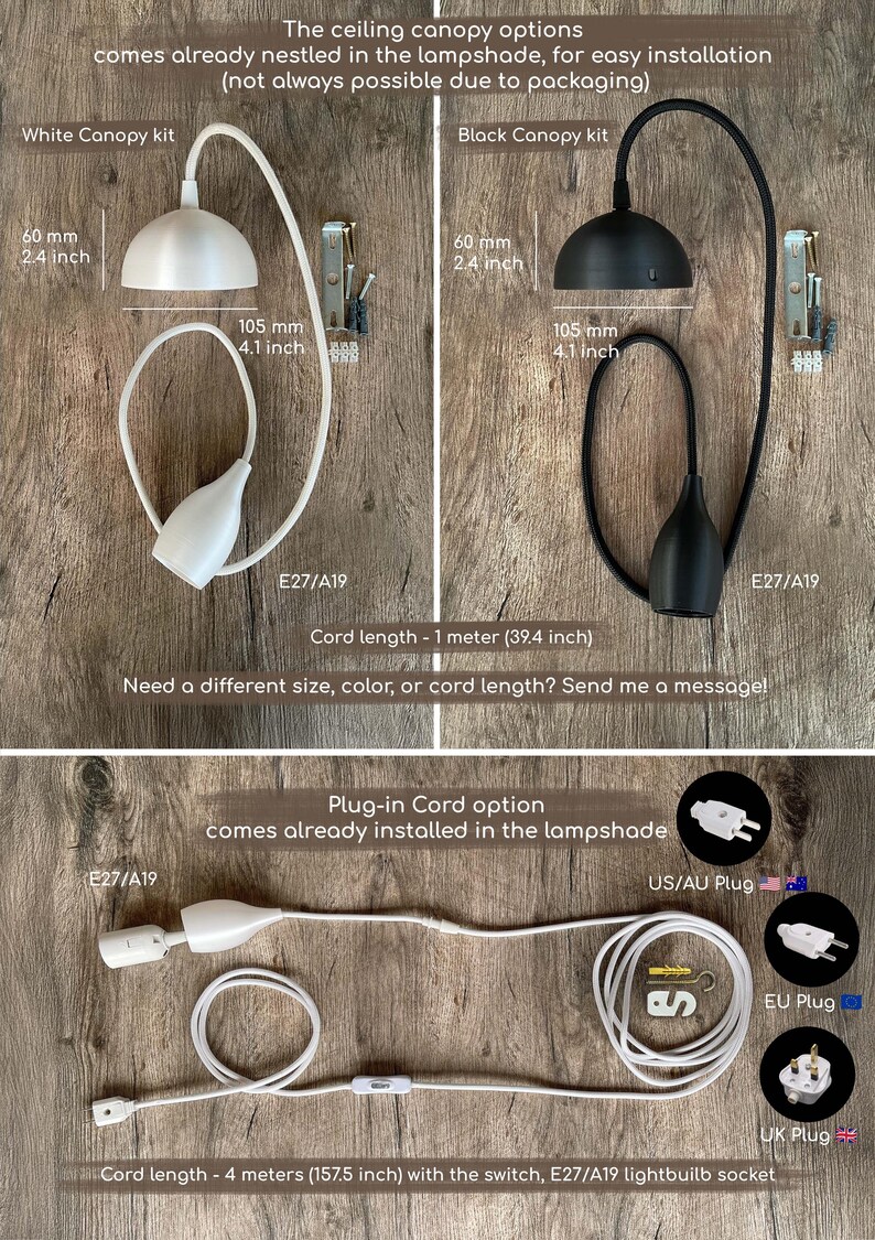 Golden Origami Pendant Lamp Shade: 3D Printed Japandi Light image 6